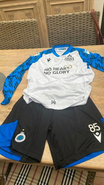 Setje club brugge maat small, Sport en Fitness, Voetbal, Ophalen, Zo goed als nieuw