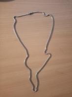 S'Steel : nieuw zilverkleurig ketting 58cm , kleurvast, Ophalen of Verzenden, Nieuw, Zilver
