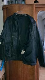 Veste en cuir  nappa pour homme, Noir, Taille 56/58 (XL), Neuf