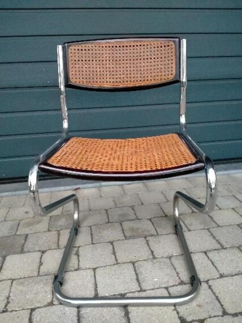 Vintage Cesca stoel, Huis en Inrichting, Stoelen, Zo goed als nieuw, Eén, Hout, Metaal, Riet of Rotan, Bruin, Ophalen