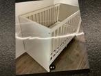 Kinderbedje + matras + gratis park, Ophalen, Gebruikt, Rechthoekig, In hoogte verstelbaar