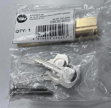 Yale 6-Pin Euro Cilinder slot Lock 40-60 100mm + 6 SLEUTELS beschikbaar voor biedingen