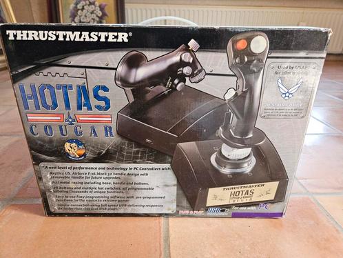 Manette Thrustmaster Hotas Cougar, Informatique & Logiciels, Joysticks, Comme neuf, Enlèvement