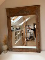 Miroir vintage en bois, Antiquités & Art, Antiquités | Miroirs, Enlèvement, Rectangulaire, 50 à 100 cm, 100 à 150 cm