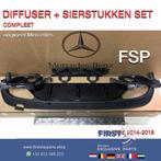 W205 S205 C43 AMG DIFFUSER + UITLAAT SIERSTUKKEN SET COMPLEE, Gebruikt, Ophalen of Verzenden, Mercedes-Benz