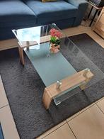 Mooie salontafel in de woonkamer, Huis en Inrichting, Tafels | Salontafels, Ophalen, Zo goed als nieuw, Glas