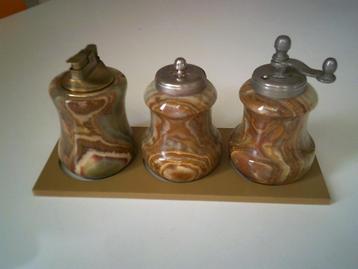 Zoutvat pepermolen aansteker beschikbaar voor biedingen