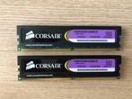 Corsair 2x DDR2 2GB xms2 modules, Informatique & Logiciels, Comme neuf, Desktop, 4 GB, DDR2