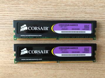 Corsair 2x DDR2 2GB xms2 modules