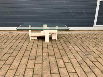 Travertin architecturale Coffee table Willy Ballez Topstaat! beschikbaar voor biedingen