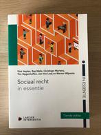Sociaal recht in essentie, Boeken, Ophalen, Nieuw, Hogeschool, Larcier Intersentia