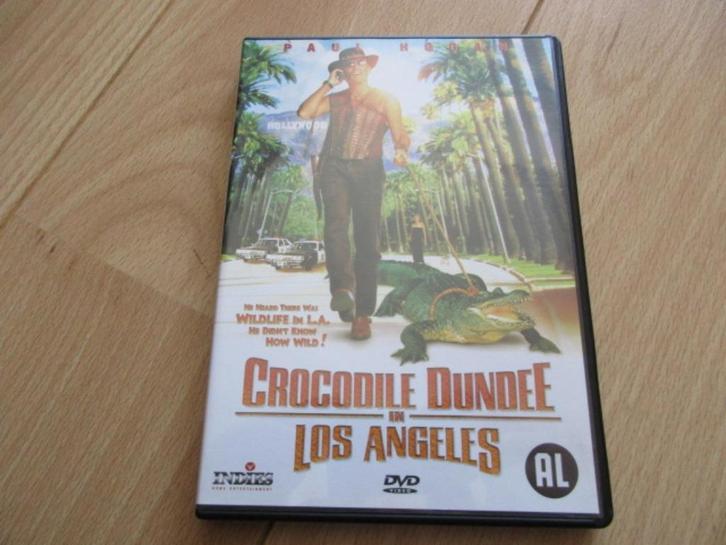 DVD Crocodile Dundee in Long Angeles, Cd's en Dvd's, Dvd's | Komedie, Zo goed als nieuw, Actiekomedie, Alle leeftijden, Ophalen of Verzenden