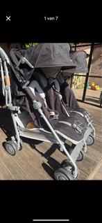 Maclaren tweelingbuggy, Ophalen, Zo goed als nieuw, Maclaren, Regenhoes