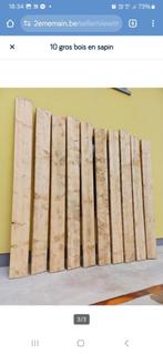 10 gros bois en sapin, Ophalen, Hout