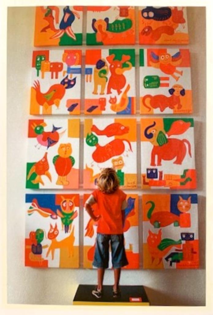 Kinderen en Dieren 2006 - Henk Koelemeijer 1939-2025, Antiek en Kunst, Kunst | Schilderijen | Klassiek, Ophalen