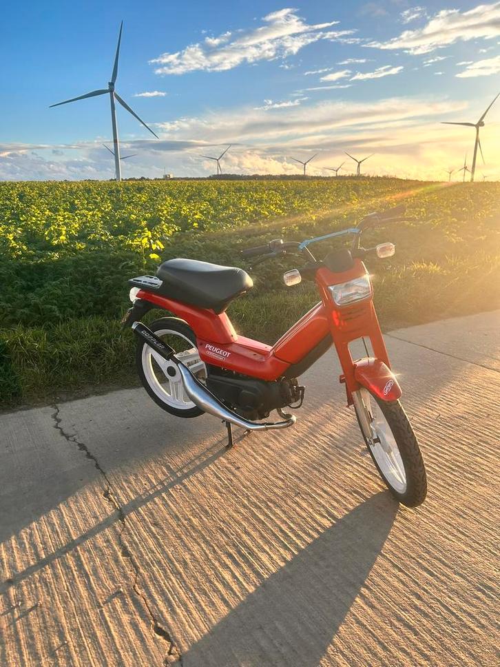 Peugeot fox classe A + Neco One classe A, Fietsen en Brommers, Brommers | Peugeot, Zo goed als nieuw, Fox, Ophalen