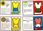 4 Chromos 1970 Football stickers, Envoi, Comme neuf, Plusieurs images