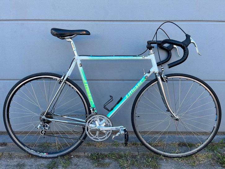 Gerestaureerde F. Moser retro koersfiets, Fietsen en Brommers, Fietsen | Heren | Sportfietsen en Toerfietsen, Gebruikt, 10 tot 15 versnellingen