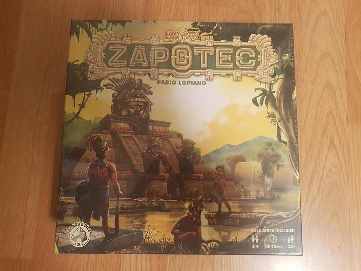 Zapotec Board & Dice - nieuw in verpakking, Hobby en Vrije tijd, Gezelschapsspellen | Bordspellen, Nieuw, Een of twee spelers