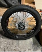 Harley Davidson front 21 shinko black wheels with star hub
