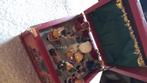 Houten muziekdoos met bewegende kerstfiguurtjes, Diversen, Kerst, Ophalen of Verzenden, Zo goed als nieuw