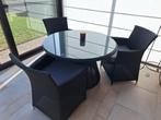 tuinset wicker, Ophalen, Gebruikt, 3 zitplaatsen, Wicker