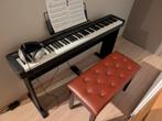 CASIO CDP-S100 + meubel + sustain + pianobank + headset, Ophalen, Piano
