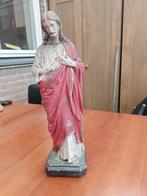 Heilig hart beeld 43cm hoog, Antiek en Kunst, Antiek | Religieuze voorwerpen, Ophalen of Verzenden