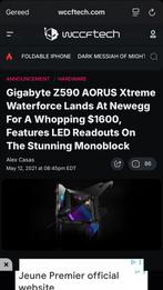 Z590 AORUS XTREME WATERFORCE met factuur, Computers en Software, Ophalen, DDR4, Nieuw, Intel