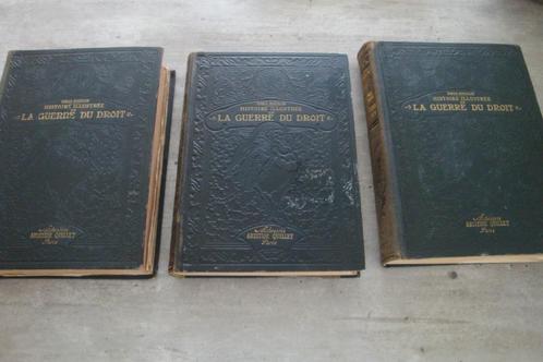 1914 HISTOIRE ILLUSTREE DE LA GUERRE DU DROIT (3 VOLUMES), Boeken, Oorlog en Militair, Gelezen, Ophalen of Verzenden
