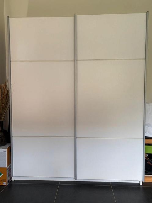 Witte kleerkast te koop, Huis en Inrichting, Kasten | Kleerkasten, Gebruikt, Ophalen