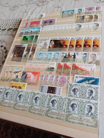 Individuele Belgische postzegels postfris beschikbaar voor biedingen