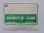 Vintage Sticker - Wirtz-Air - Brussels - Antwerp - Etiket, Ophalen of Verzenden, Merk, Zo goed als nieuw