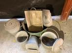 Lot van 7 zinken kuipen/emmers, Tuin en Terras, Ophalen, Gebruikt, X, X