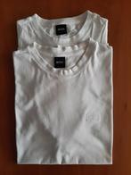 2 witte Tshirt Boss, maat S., Kleding | Heren, T-shirts, Ophalen of Verzenden