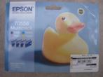 Multipack cartridges Epson T0556-T0551-T0552-T0553-T0554, Nieuw, Cartridge, Ophalen of Verzenden, EPSON