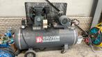 Compresseur Brown triphasé 270l, Doe-het-zelf en Bouw, Compressors, Ophalen, Gebruikt, Mobiel, 6 tot 10 bar