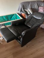 Elektrische zetel, Huis en Inrichting, Fauteuils, Ophalen, Zo goed als nieuw, Leer