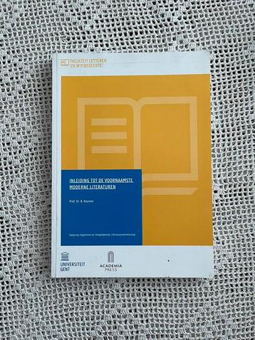 Inleiding tot de voornaamste moderne literaturen beschikbaar voor biedingen