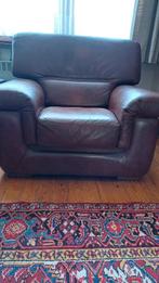 GRATIS Leder eenzit zetel fauteuil, Ophalen, Zo goed als nieuw