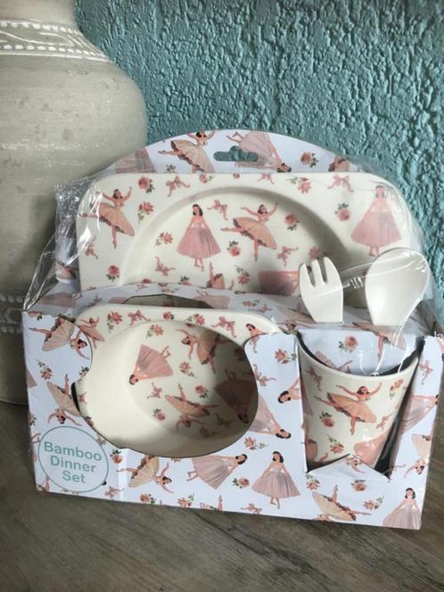 vintage retro ballerina ontbijtset voor kinderen, Kinderen en Baby's, Overige Kinderen en Baby's, Nieuw, Verzenden