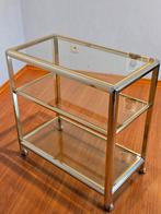 Wieltafel, Huis en Inrichting, Ophalen, Gebruikt, 50 tot 100 cm, Glas