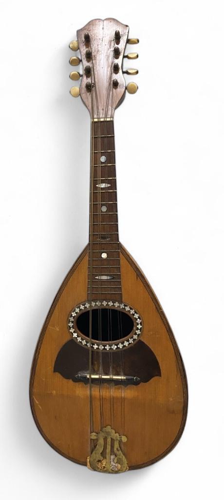Mandoline Napolitaine Luigi Tamagno – Italie, 1898, Muziek en Instrumenten, Snaarinstrumenten | Mandolines, Gebruikt, Verzenden