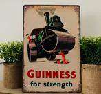 Panneau d'affichage en métal Guinness, Collections, Marques de bière, Panneau, Plaque ou Plaquette publicitaire, Enlèvement ou Envoi