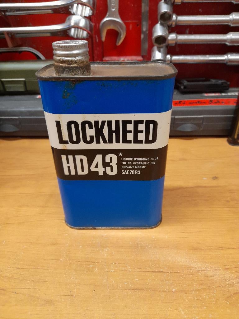 ancien bidon huile vide lockheed hd43, Envoi, Utilisé, Autres types