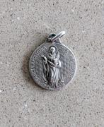 Medaillon, hanger Heilige Apollionia, zilver, Ophalen of Verzenden, Nieuw, Sieraad, Christendom | Katholiek