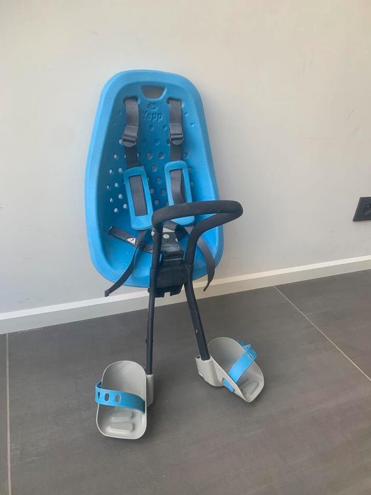 Yepp GMG mini voorzitje + windscherm + 2x montageblok, Fietsen en Brommers, Fietsaccessoires | Fietsstoeltjes, Gebruikt, Voorzitje