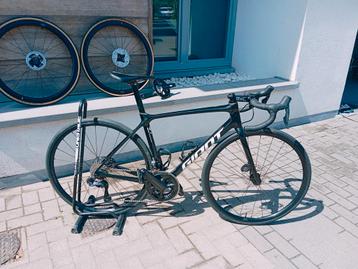 Giant tcr advanced full ultegra di2 maat medium, Enlèvement, Comme neuf, Carbone, Giant