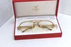 Vintage gouden Cartier-bril met doos - uit de jaren tachtig, Handtassen en Accessoires, Verzenden, Gebruikt, Zonnebril, Overige merken