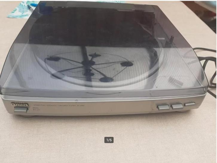 Aiwa PXE-860 platenspeler – volautomatisch, met stofkap, Audio, Tv en Foto, Platenspelers, Gebruikt, Platenspeler, Automatisch